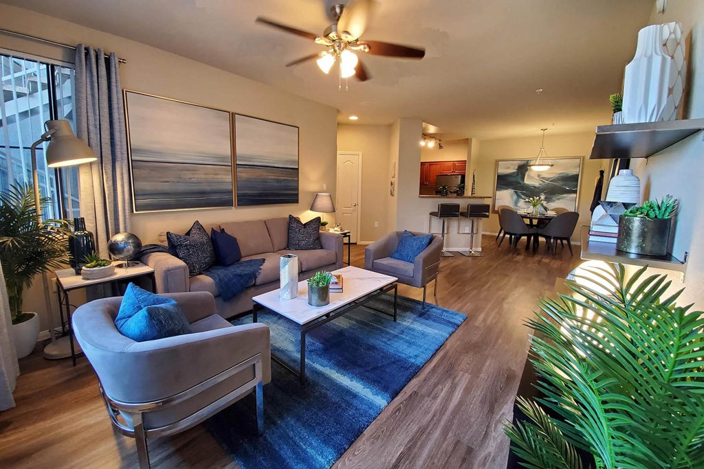 Living Room With Kitchen at The Paramount by Picerne, Las Vegas, 89123