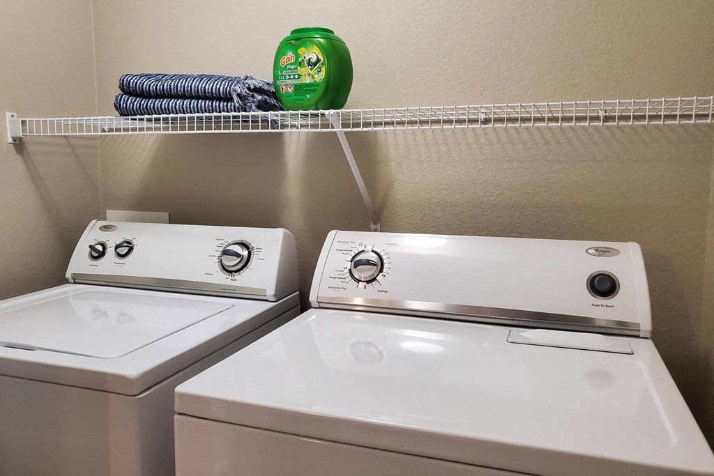 In Home Stacked Washer/Dryer at The Paramount by Picerne, Las Vegas, NV