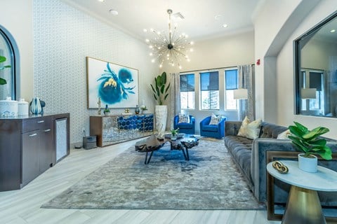 Living room at The Paseo by Picerne, Goodyear