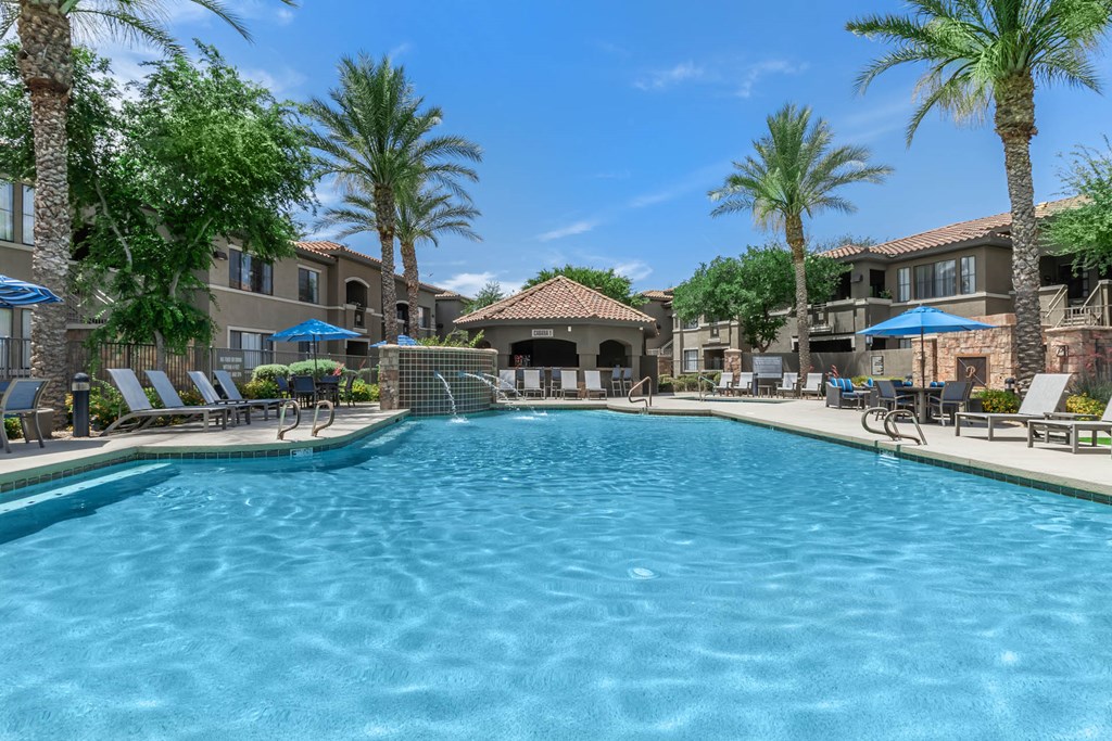 Swimming at The Paseo by Picerne, Goodyear, Arizona