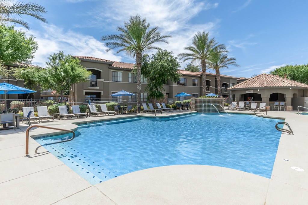 Pool view at The Paseo by Picerne, Goodyear, 85395