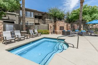 Pool side patio at The Paseo by Picerne, Arizona - Photo Gallery 5