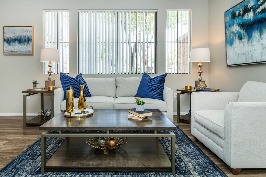 Center table at The Paseo by Picerne, Goodyear, Arizona