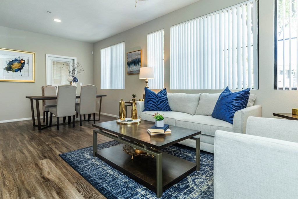 Living room sofa at The Paseo by Picerne, Arizona, 85395
