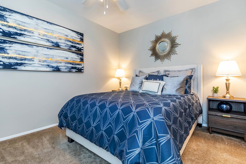 Bed in bedroom1 at The Paseo by Picerne, Arizona, 85395