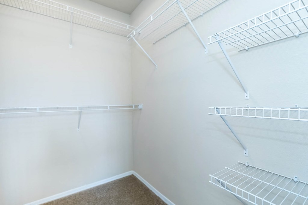 white closet at The Paseo by Picerne, Arizona