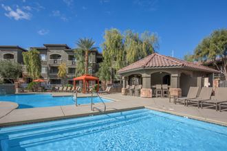 Swimming Pool With Sparkling Water at The Passage Apartments by Picerne, Henderson, Nevada - Photo Gallery 5