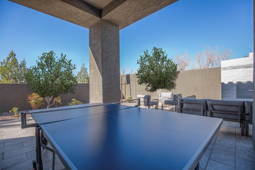 Outdoor Ping-Pong Table at The Passage Apartments by Picerne, Nevada