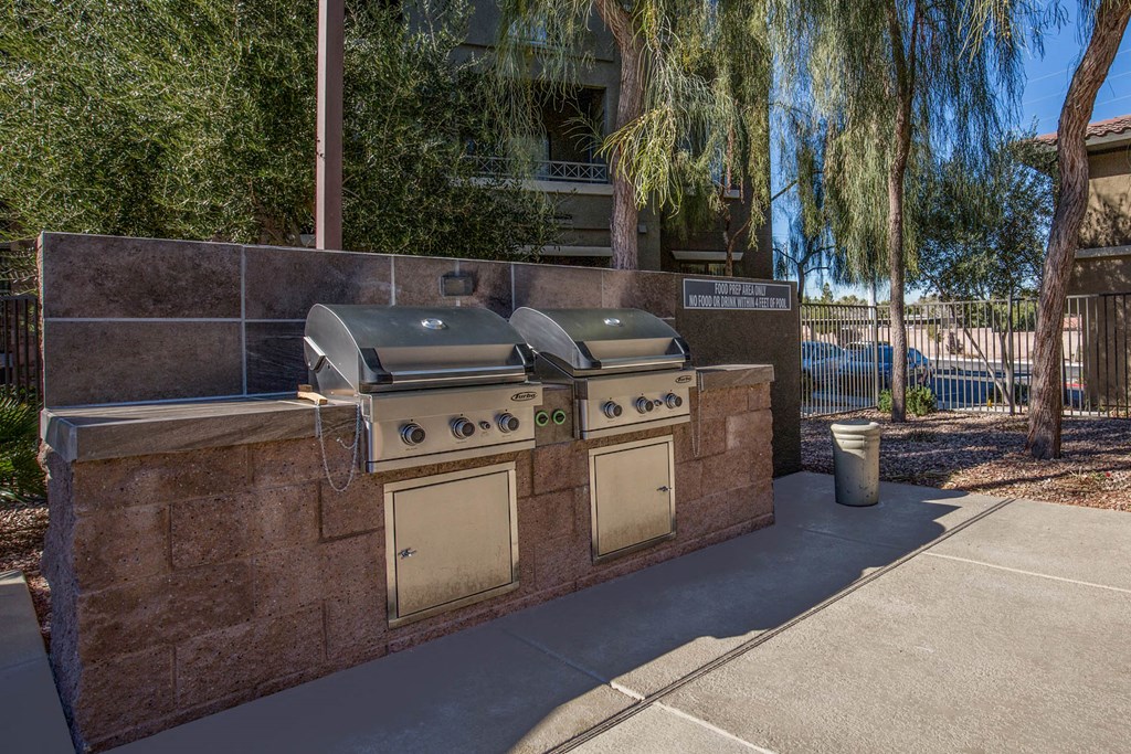 Community Grill Stations at The Passage Apartments by Picerne, Henderson, Nevada