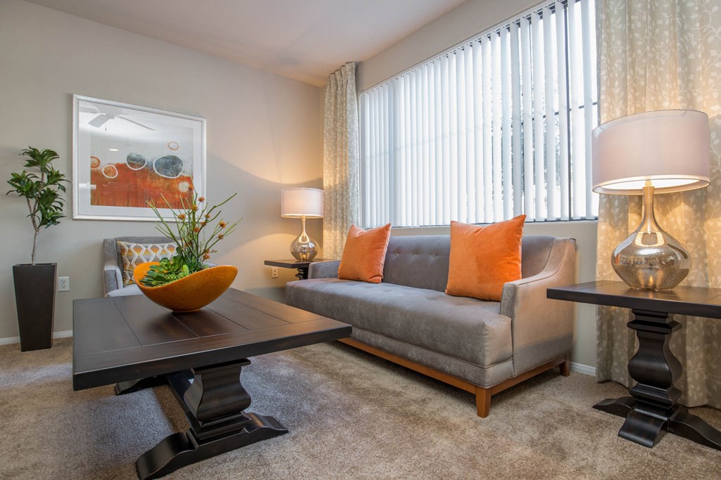 Living Room at The Passage Apartments by Picerne, Nevada