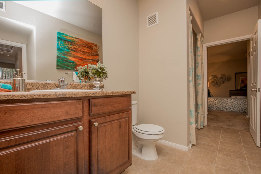 Modern Bathroom Fittings at The Passage Apartments by Picerne, Nevada, 89014