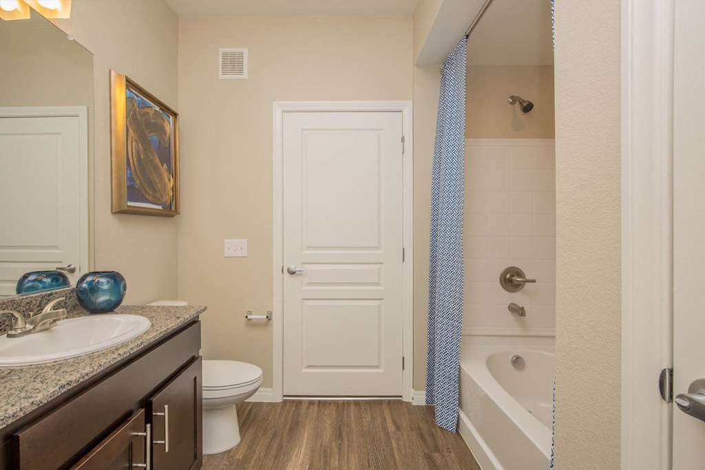 Bathroom With Bathtub at The Passage Apartments by Picerne, Nevada, 89014