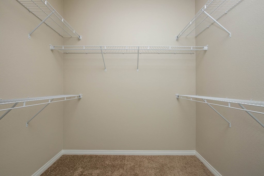 Generous Walk-In Closets With Shelving at The Passage Apartments by Picerne, Henderson, Nevada