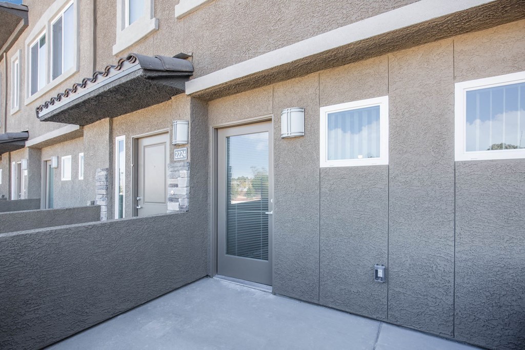 Back Door at The Passage Apartments by Picerne, Henderson, NV