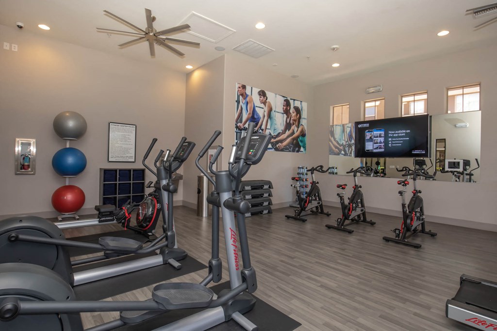 Fully Equipped Fitness Center at The Pavilions by Picerne, Las Vegas, NV