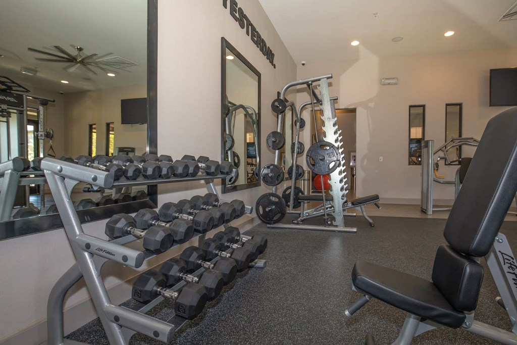 Fitness Center With Modern Equipment at The Pavilions by Picerne, Nevada, 89166
