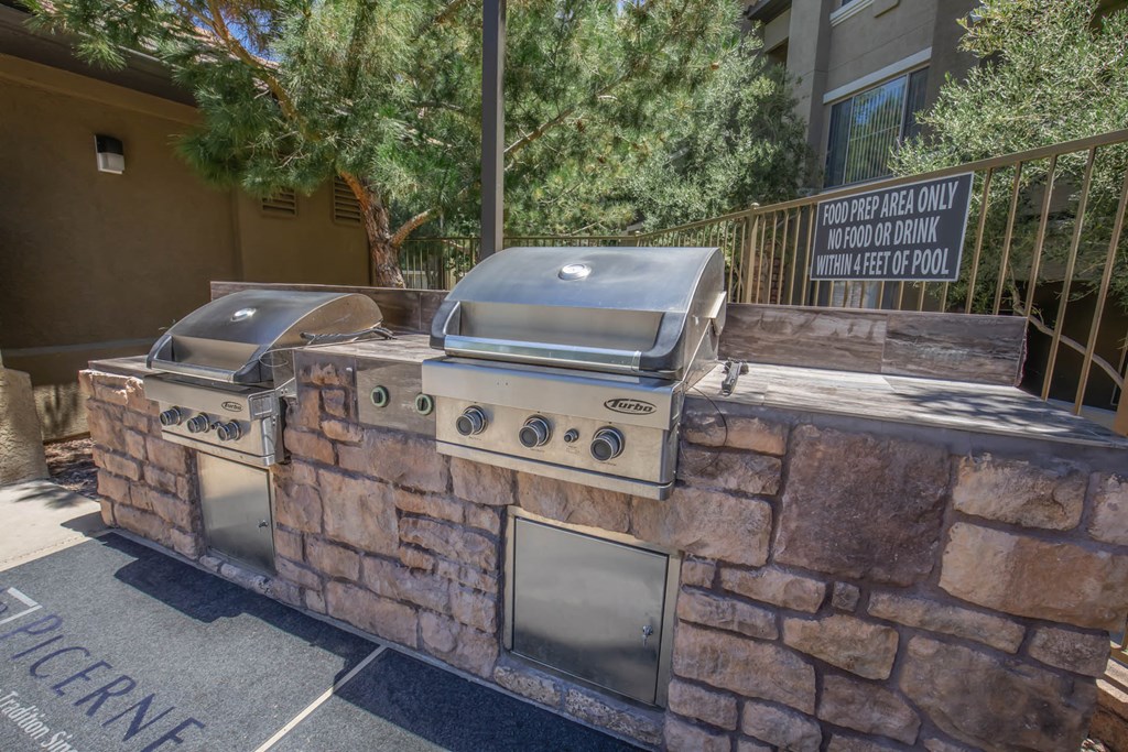 Outdoor Grill Station at The Pavilions by Picerne, Las Vegas