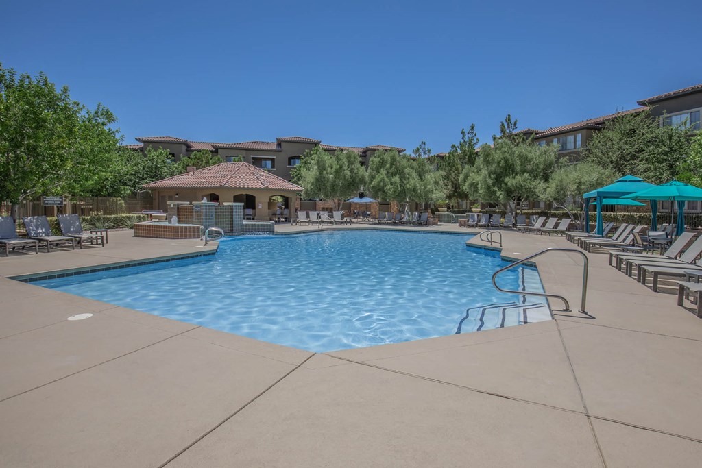 Swimming Pool With Relaxing Sundecks at The Pavilions by Picerne, Las Vegas, NV