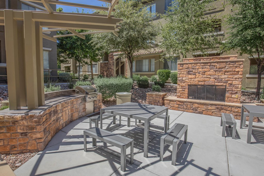 Courtyard Patio at The Pavilions by Picerne, Las Vegas, Nevada