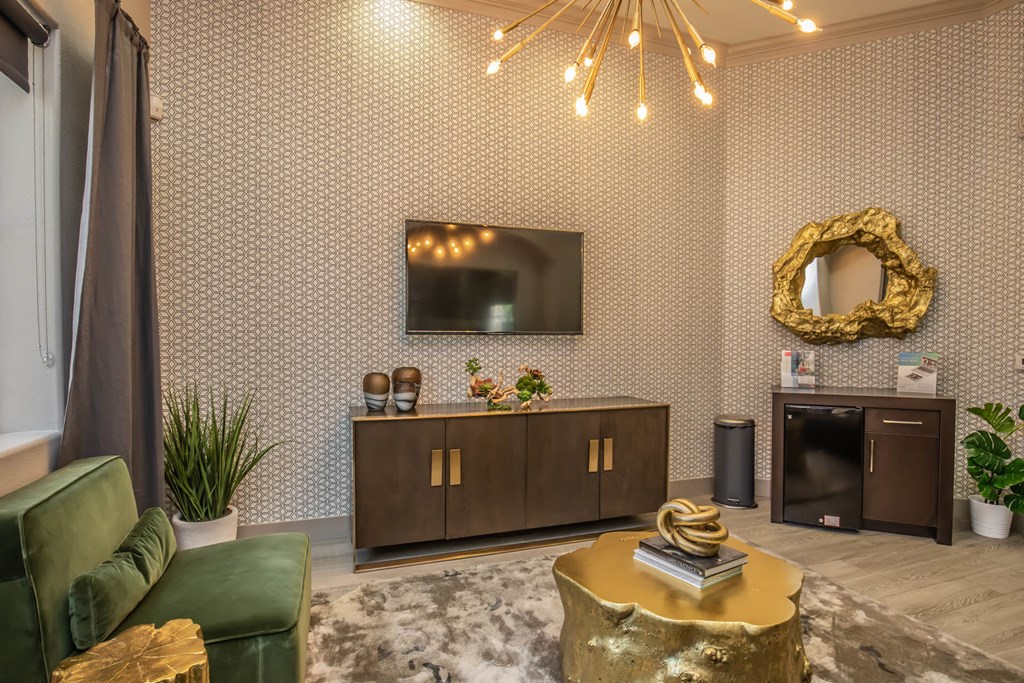 Lounge Area With TV at The Pavilions by Picerne, Nevada, 89166