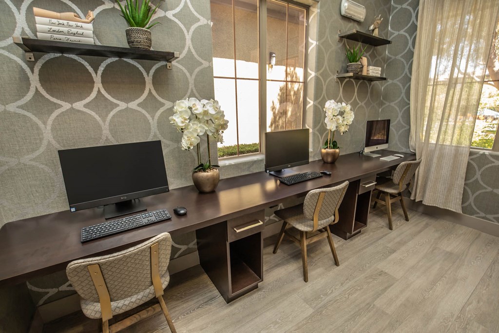 Business Center With Wifi at The Pavilions by Picerne, Las Vegas, Nevada