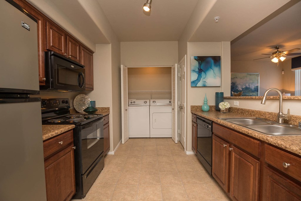 Fully Furnished Kitchen With Stainless Steel Appliances at The Pavilions by Picerne, Las Vegas, NV, 89166