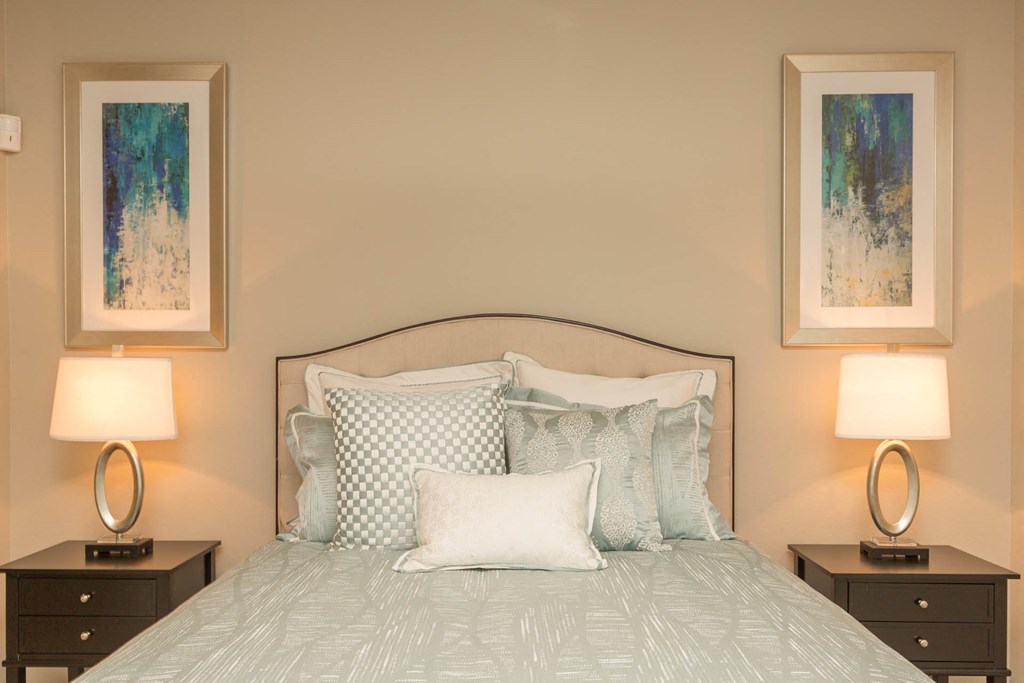 Well Lite Bedroom at The Pavilions by Picerne, Las Vegas, NV, 89166