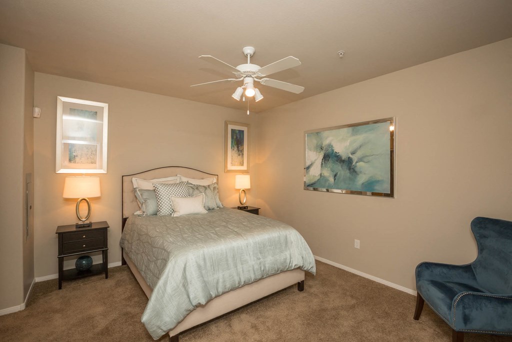 Comfortable Bedroom With Accessible Closet at The Pavilions by Picerne, Nevada
