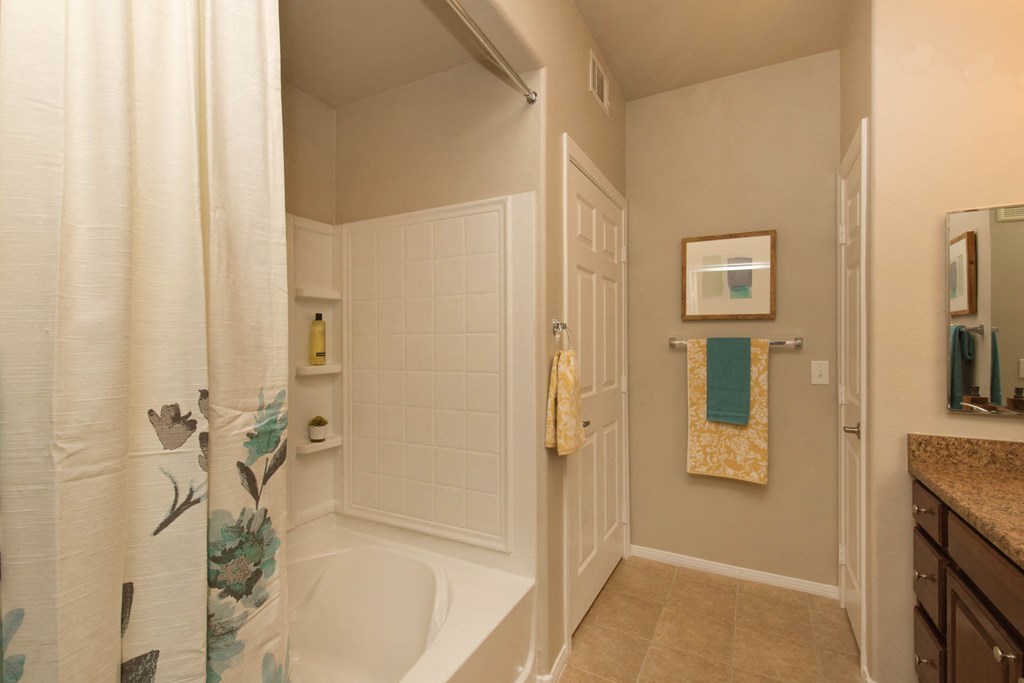 Bright Bathroom at The Pavilions by Picerne, Las Vegas, NV