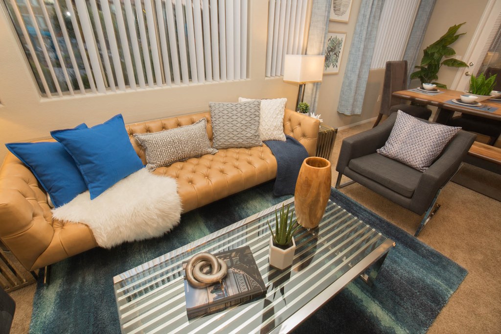 Living Room Overview at The Pavilions by Picerne, Las Vegas