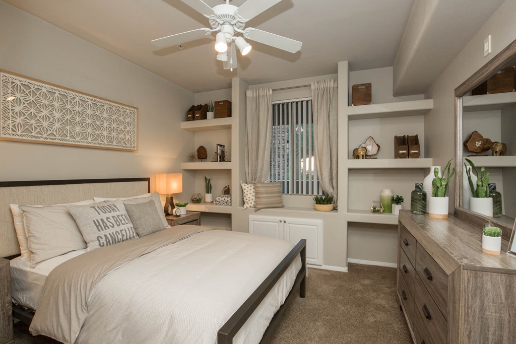 Bedroom Interior at The Pavilions by Picerne, Las Vegas, Nevada