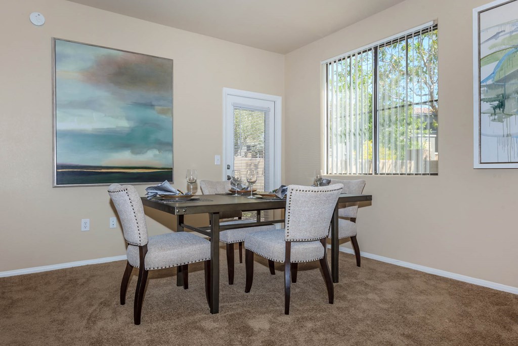 Dining Area Dining Area at The Preserve by Picerne, N Las Vegas, Nevada