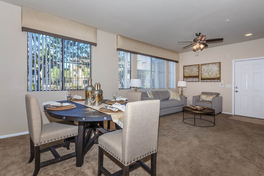 Dining Area With Living Room at The Preserve by Picerne, Nevada