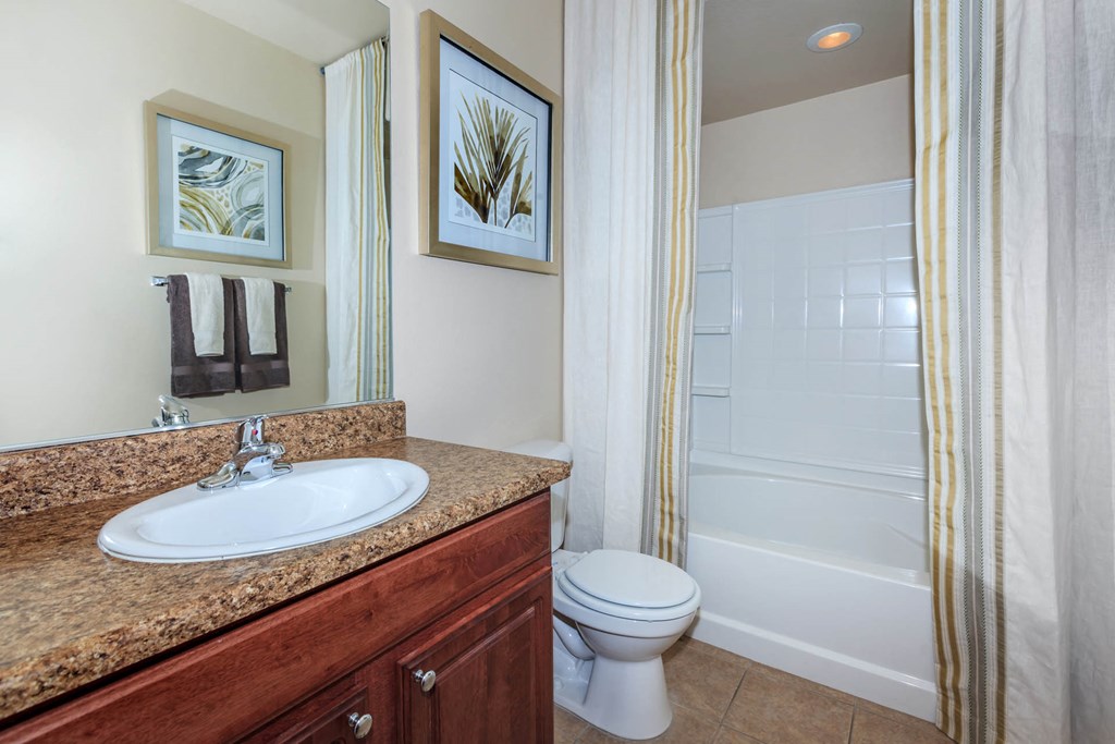 Bathroom With Bathtub at The Preserve by Picerne, N Las Vegas, 89086