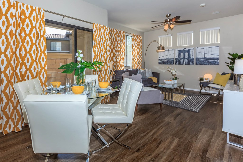 Dining With Kitchen View at The Preserve by Picerne, N Las Vegas, Nevada