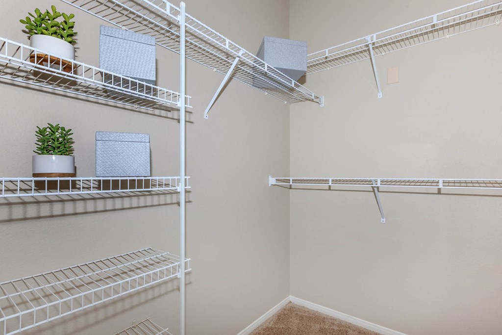 Generous Walk-In Closets With Shelving at The Preserve by Picerne, Nevada, 89086