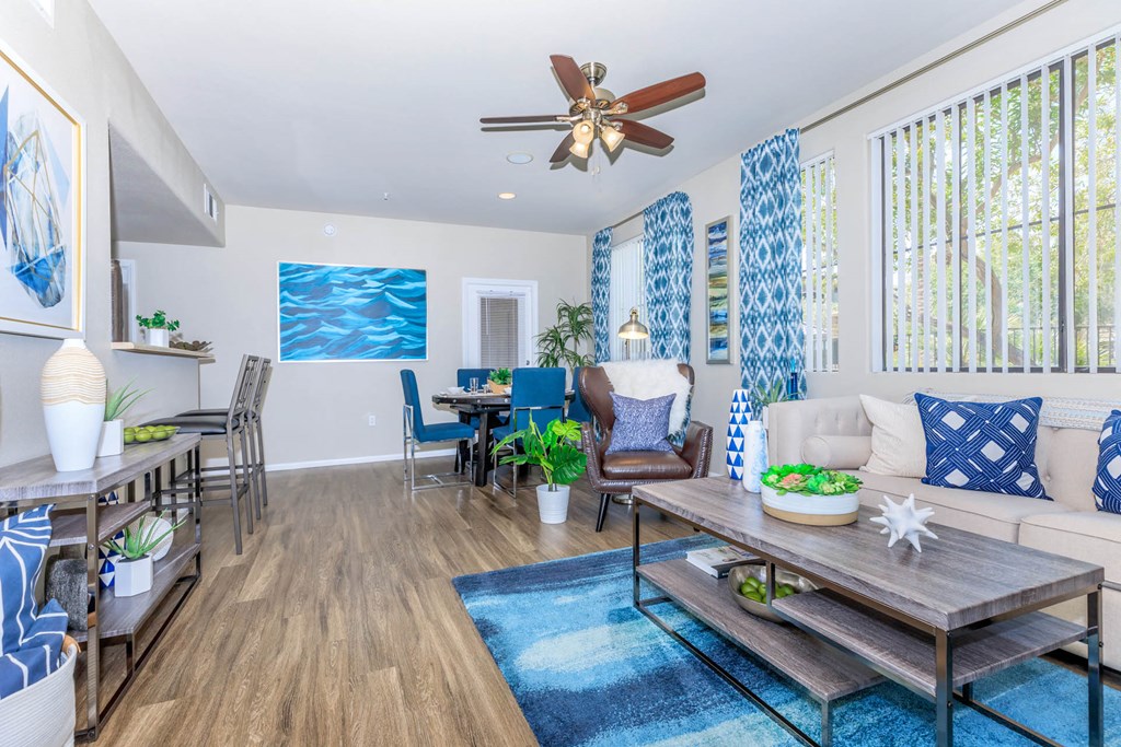 Modern Living Room at The Presidio by Picerne, N Las Vegas, NV, 89084