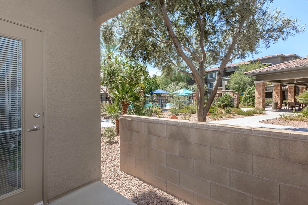 Backyard at The Presidio by Picerne, N Las Vegas, 89084