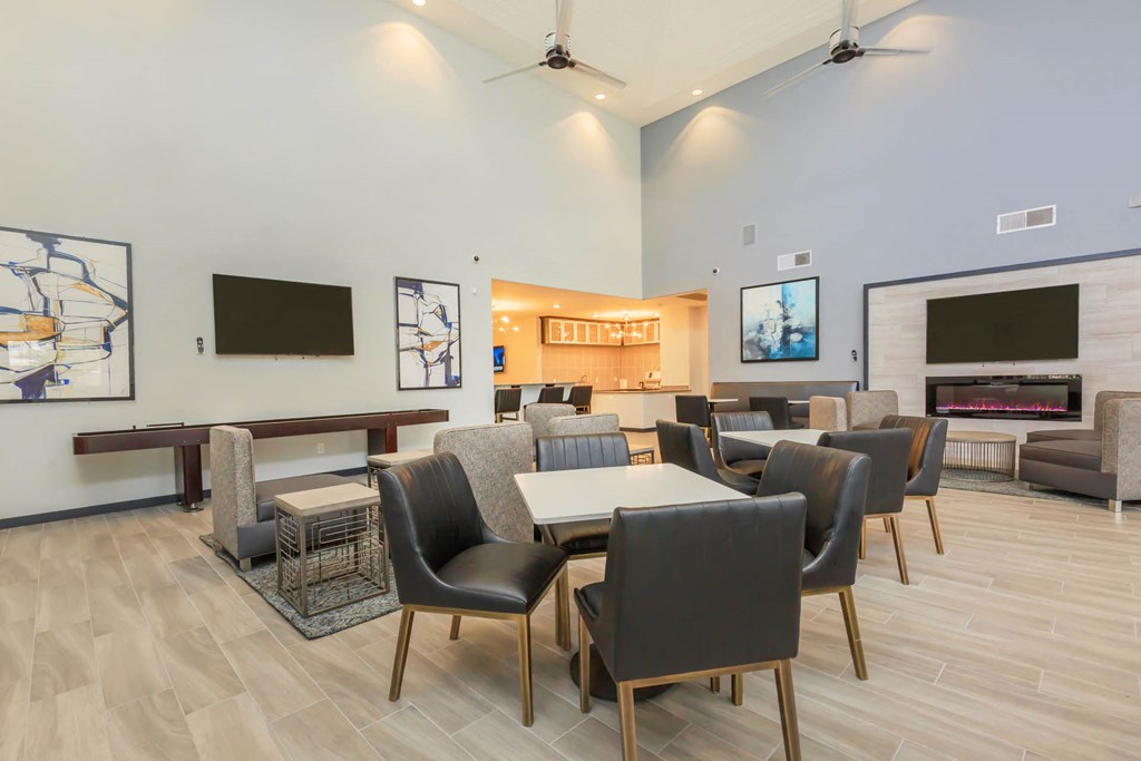 Living room with tv 1at The Summit by Picerne, Henderson, NV, 89052