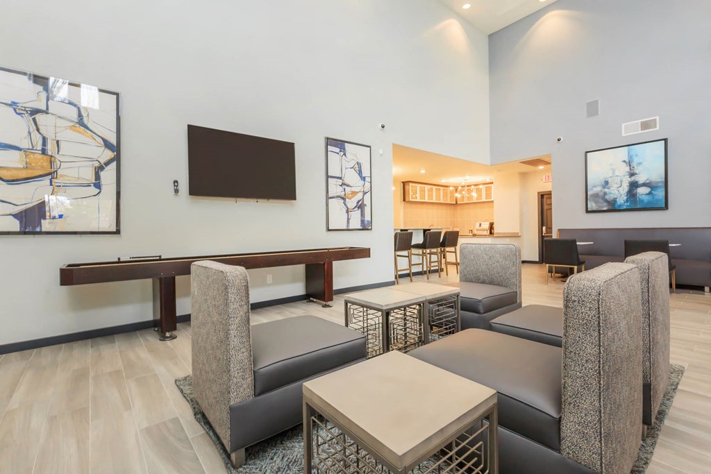 Living room with tv at The Summit by Picerne, Nevada, 89052