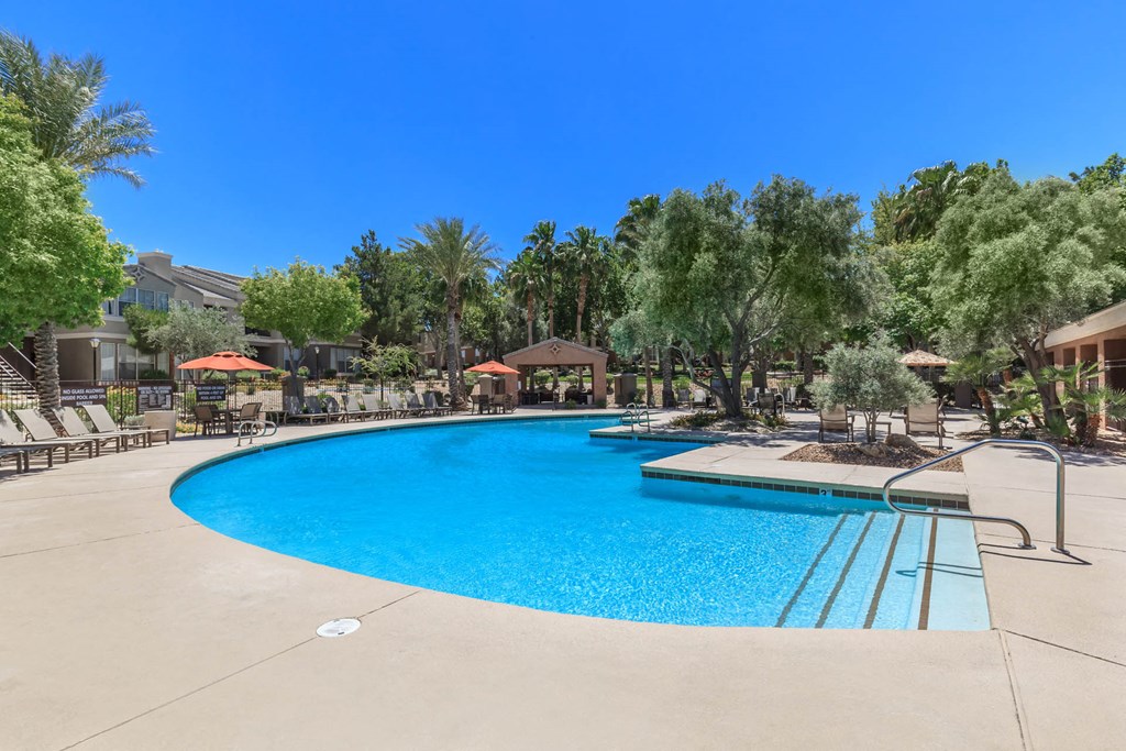 Pool view at The Summit by Picerne, Nevada