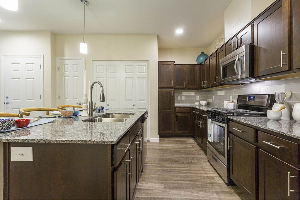 Wooden cabinets at The View at Horizon Ridge, Nevada, 89012