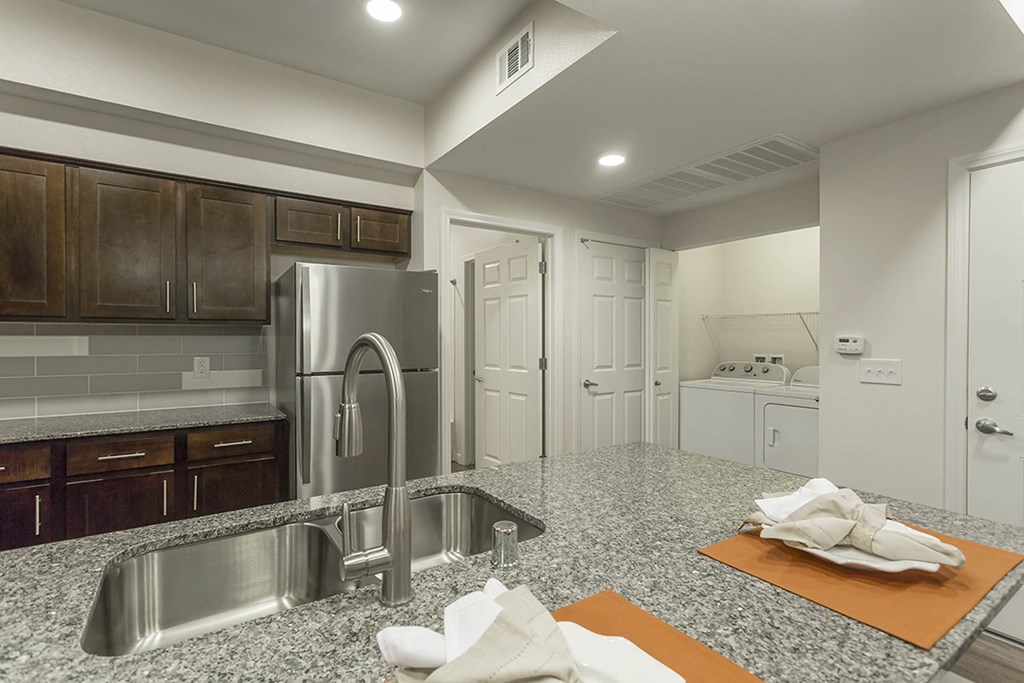 Kitchen with dryer area at The View at Horizon Ridge, Henderson, NV, 89012