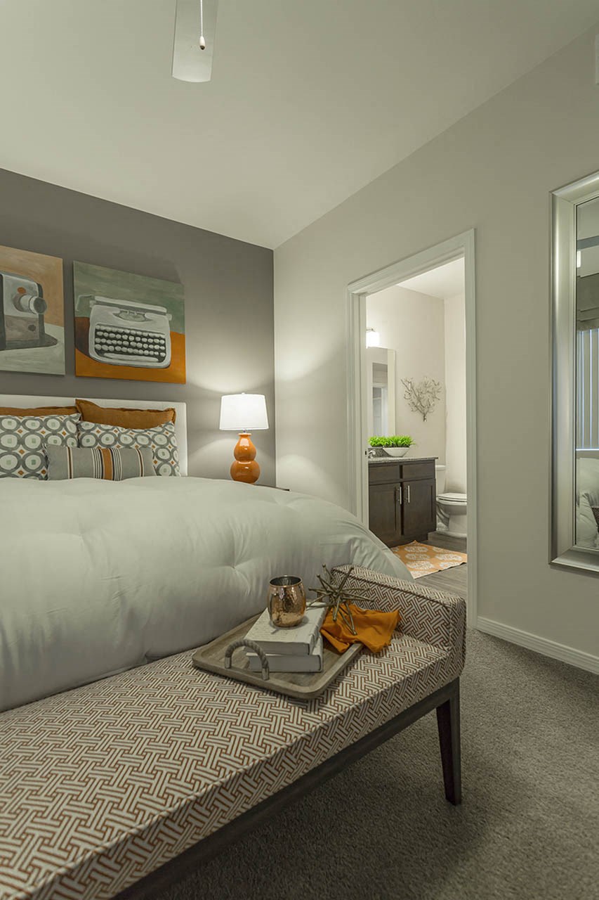 Bedroom decor at The View at Horizon Ridge, Henderson, NV