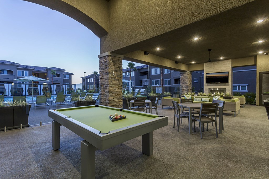 Clubhouse games at The View at Horizon Ridge, Henderson