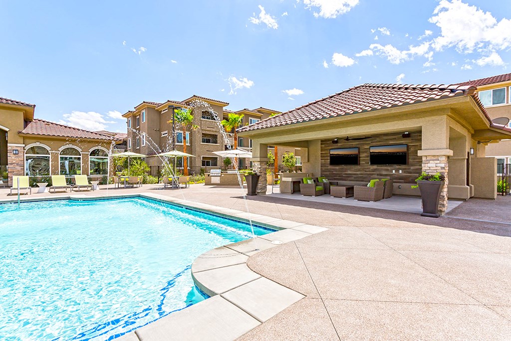 Pool view at The View at Horizon Ridge, Henderson, Nevada