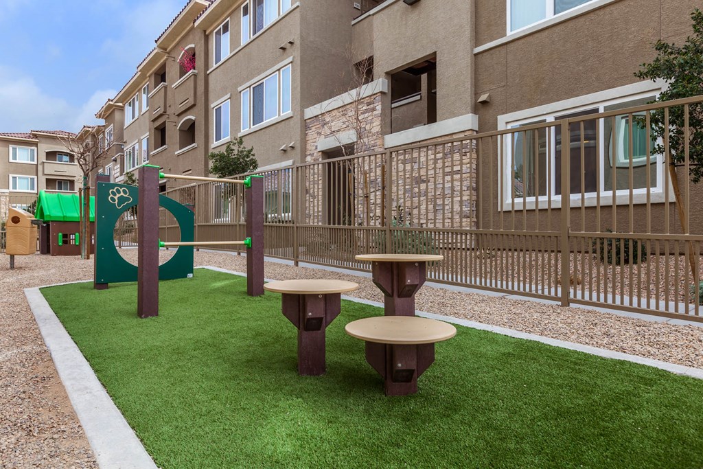 Dog park area at The View at Horizon Ridge, Henderson, NV