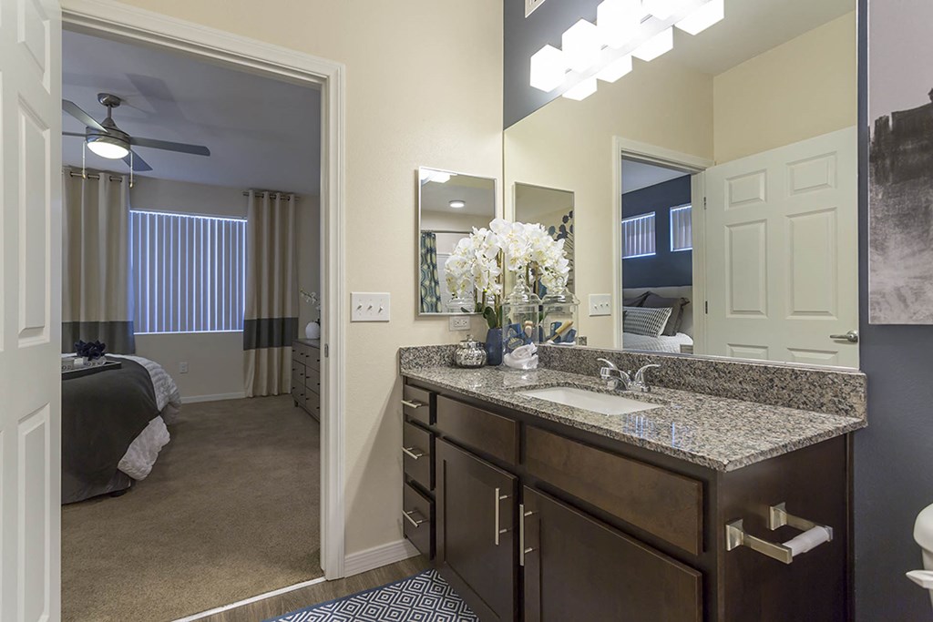 Bathroom vanity at The View at Horizon Ridge, Henderson, 89012