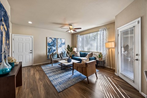 Living Room Interior at The Equestrian by Picerne, Nevada, 89052