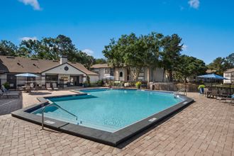 Extensive Resort Inspired Pool Deck at The Oasis at Wekiva, Florida, 32703